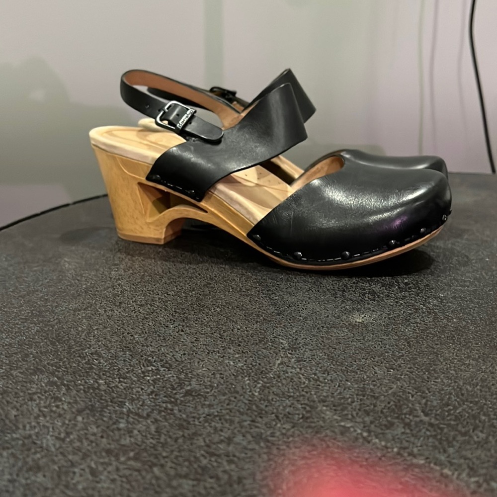 Dansko black clogs
